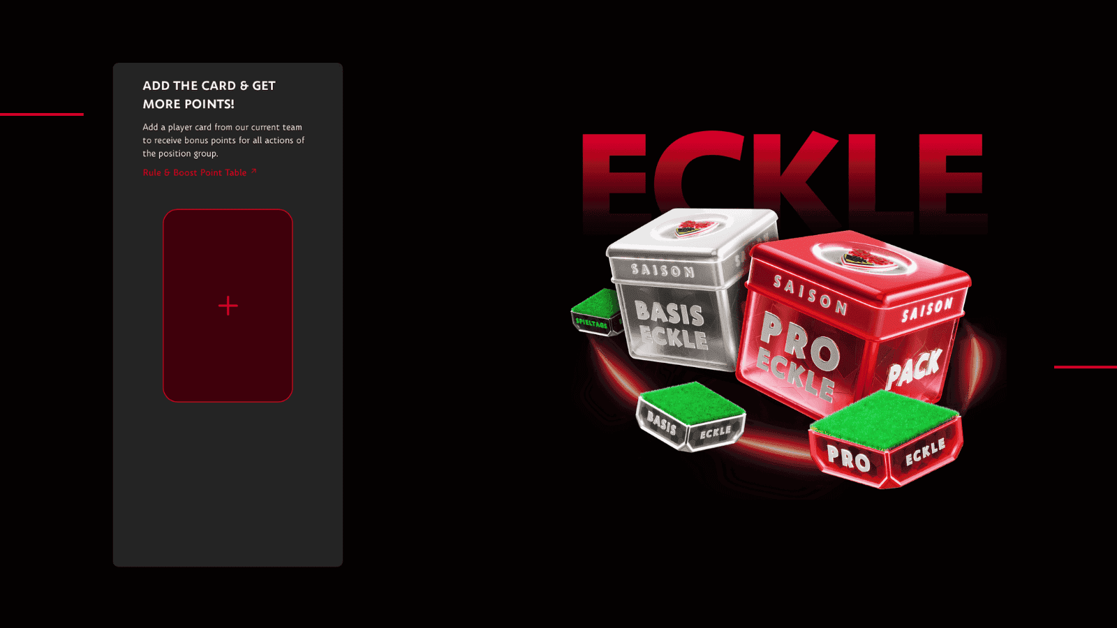 New in Parcels: Add a Player Card – Earn Bonus Points!